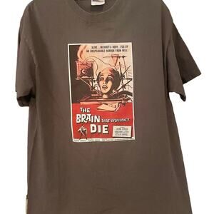 The Brain That Wouldn’t Die Sci-fi Horror Movie Poster Shirt Adult Large